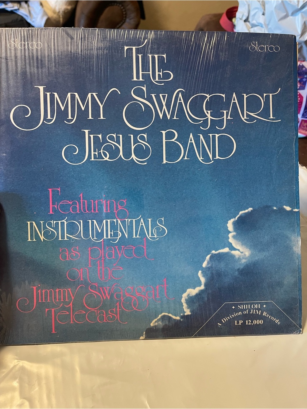 The Jimmy Swaggart  LP Vinyl RecordJesus Band 12,000 Stereo Gospel Instrumentals
